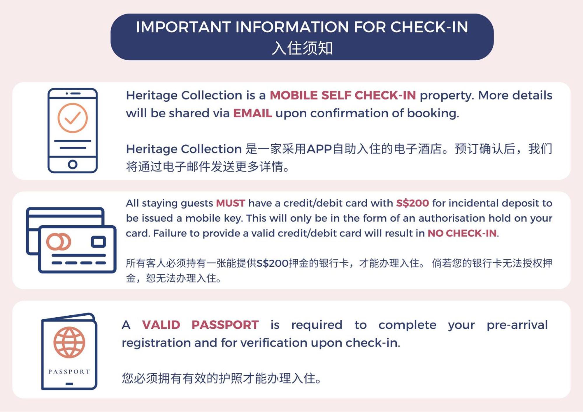 Heritage Collection On Seah - Mobile App Check-In Singapore Rom bilde